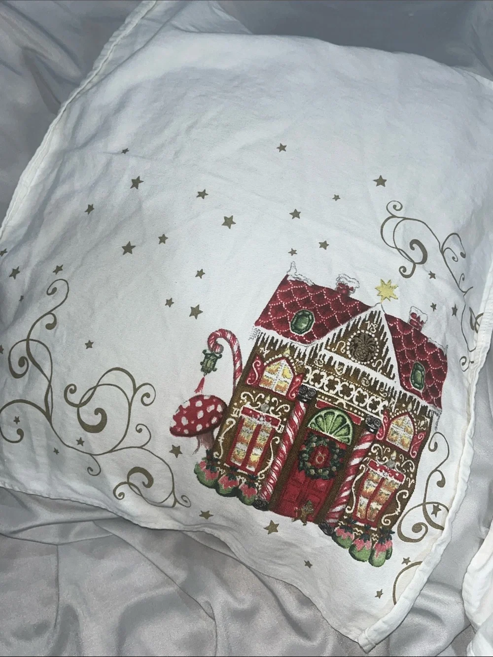 Williams Sonoma ‘Twas the night before Christmas - Set of 2 Napkins Good Cond🎅🎄